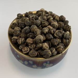 Зеленый чай Люй Лун Чжу Жемчужина дракона маленькая 100 г. Photo 3